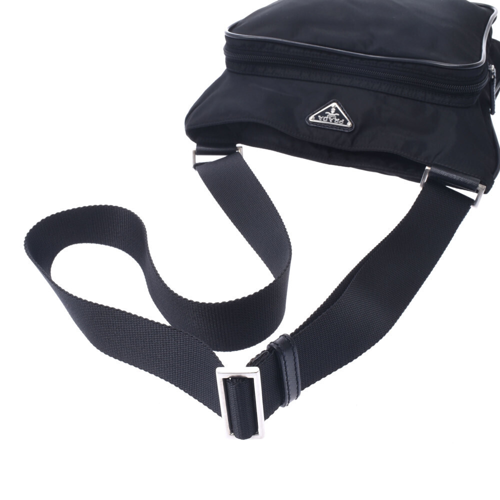 Prada Saffiano leather Nylon Re bag black shoulder - Picture 3 of 11